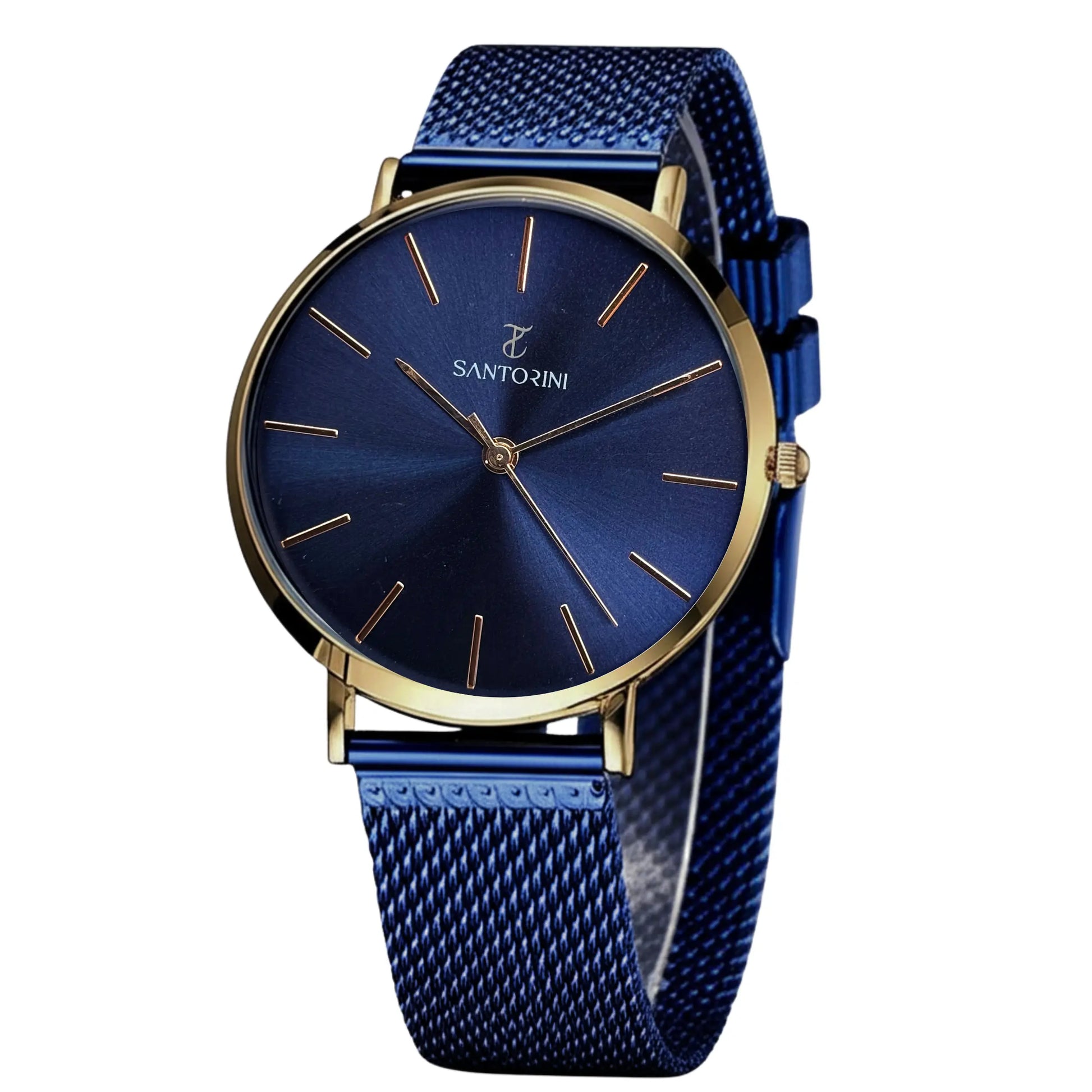 Santorini Essence Blue Gold Women’s Watch - 36mm