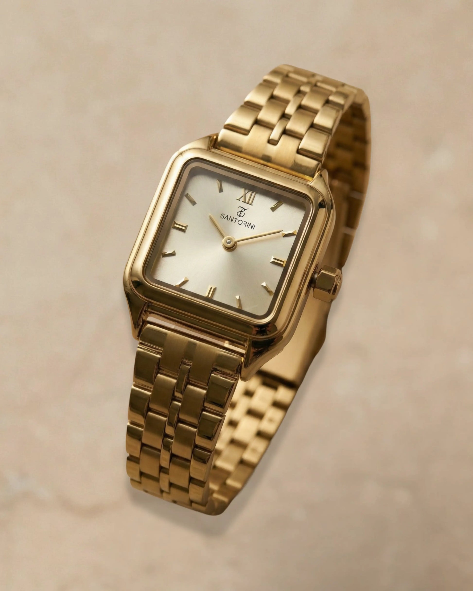 Relógio Santorini Square One Feminino Gold 23mm