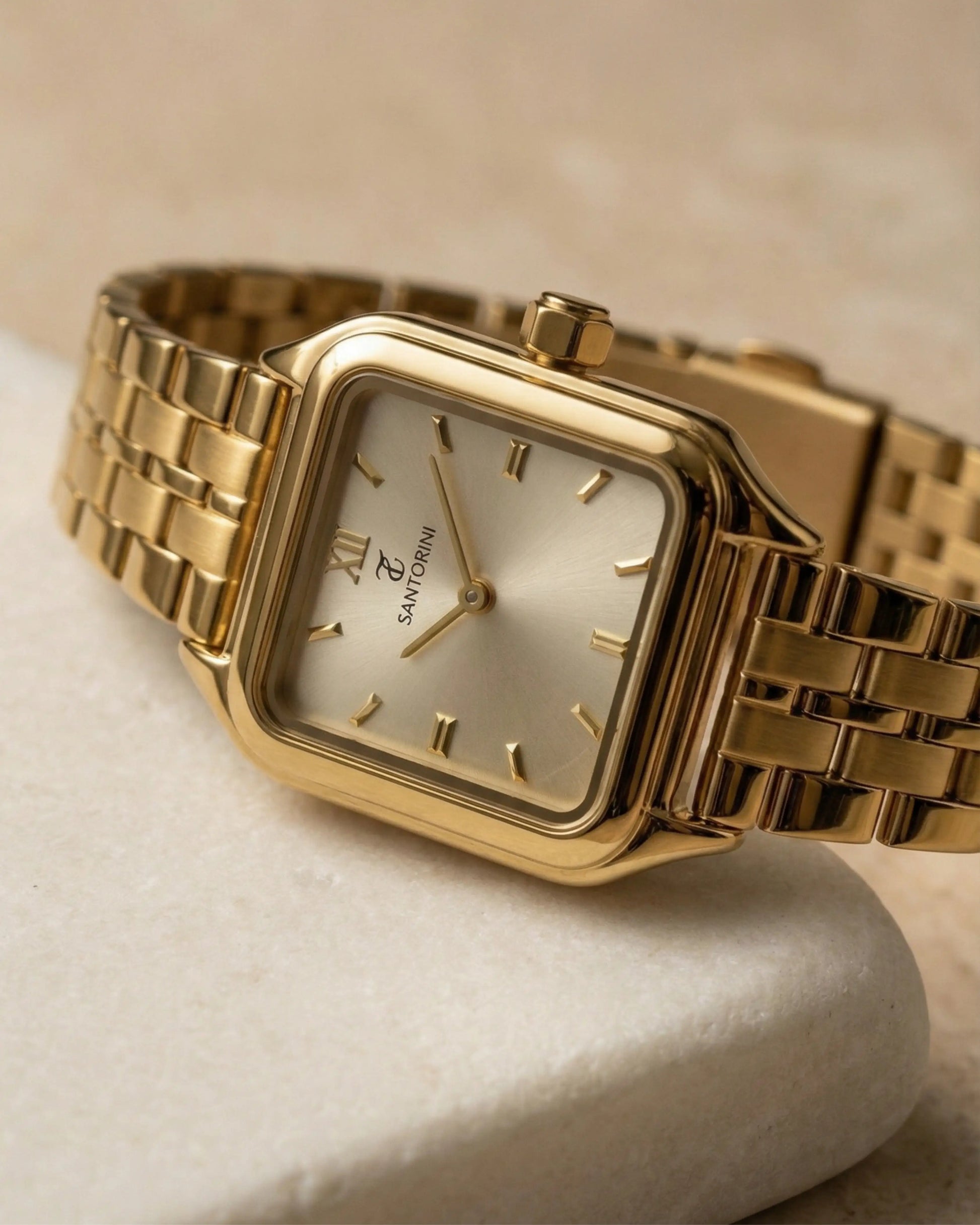 Relógio Santorini Square One Feminino Gold 23mm