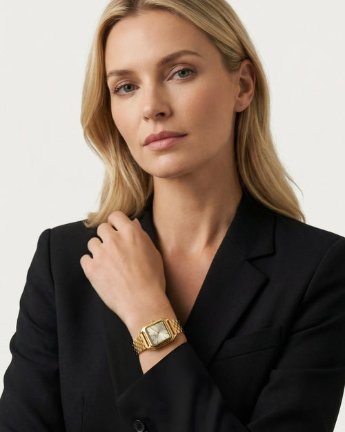 Relógio Santorini Square One Feminino Gold 23mm